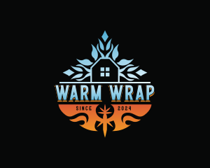 Cold Warm Air Conditioning  logo design