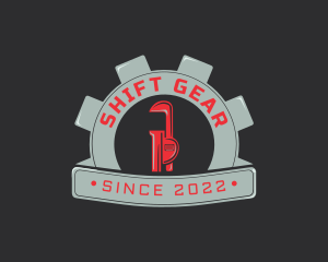 Gear Wrench Plumbing logo design