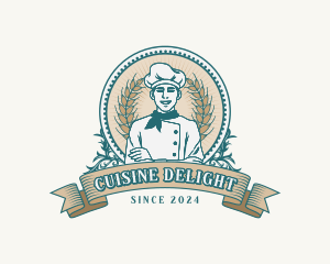 Rustic Chef Baker logo design