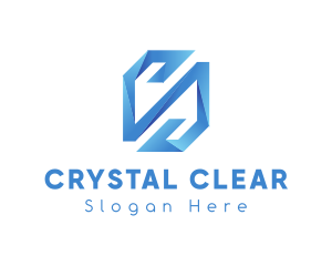 Crystal Letter S logo