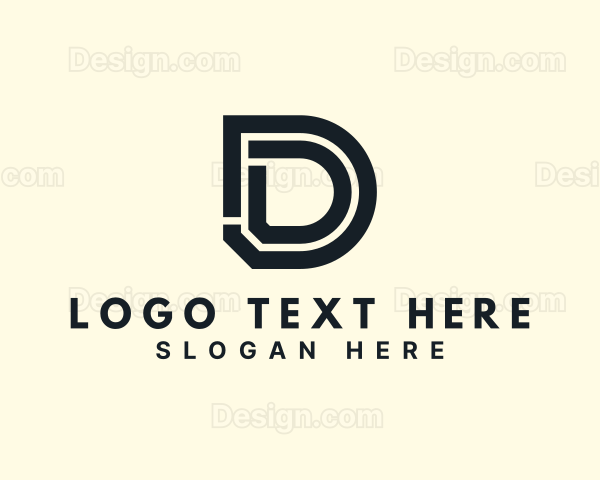 Industrial Business Letter D Logo