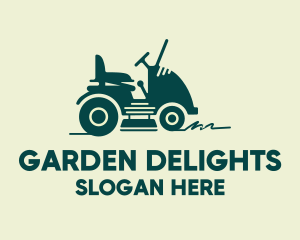 Lawn Mower Ride logo design