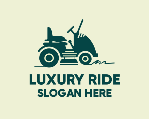 Lawn Mower Ride logo design