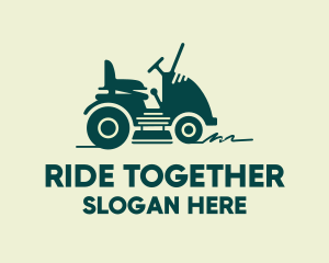 Lawn Mower Ride logo design