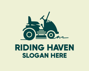 Lawn Mower Ride logo design