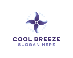 Cool Wind Ventilation logo design
