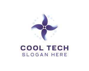 Cool Wind Ventilation logo design