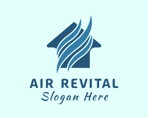 Home Cooling Air Ventilation  logo design