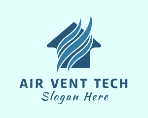 Home Cooling Air Ventilation  logo design