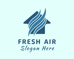 Home Cooling Air Ventilation  logo design