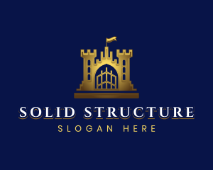 Stately Castle Tower logo design