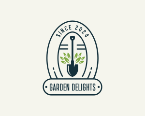 Yard Gardening Shovel logo design