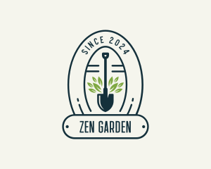 Yard Gardening Shovel logo design