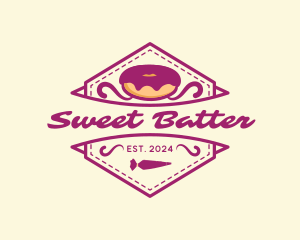 Sweet Doughnut Bread logo design