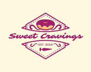 Sweet Doughnut Bread logo design