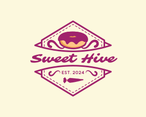 Sweet Doughnut Bread logo design