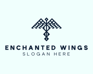 Healthcare Caduceus Wing logo design