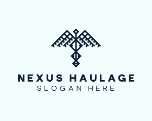 Healthcare Caduceus Wing logo design