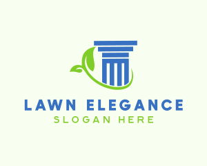 Leaf Garden Pillar  logo