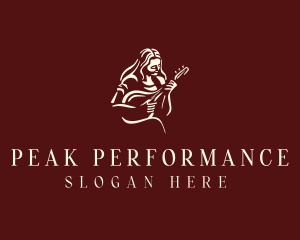 Banjo Instrument Performer logo design