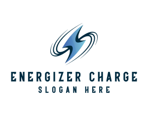 Lightning Swoosh Energy logo design