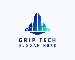 Cyber Tech Tower Building logo design