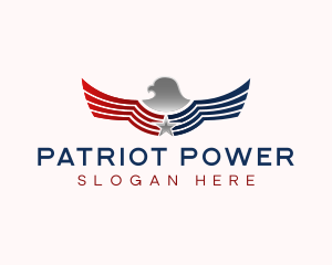 Eagle Wing Patriot logo design