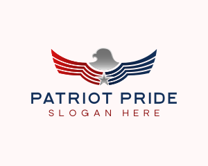 Eagle Wing Patriot logo design