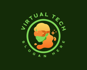 Virtual Gamer Girl logo