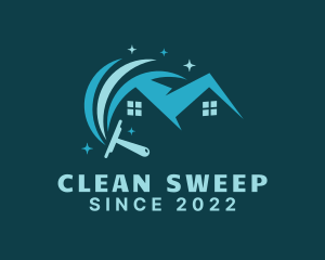 Household Wiper Cleaning logo design