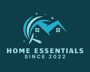 Household Wiper Cleaning logo design