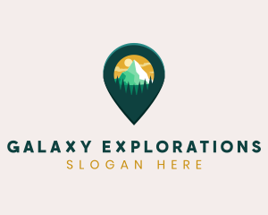 Mountain Travel Destination logo design