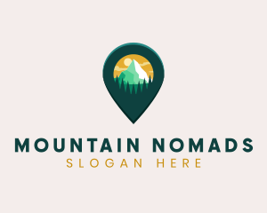 Mountain Travel Destination logo design