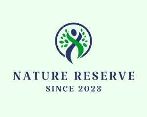 Nature Wellness Human  logo design