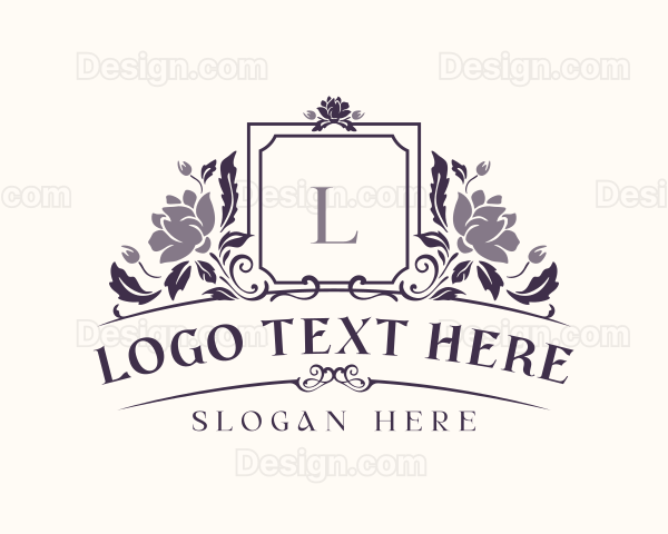 Luxury Floral Boutique Logo