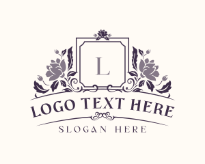 Luxury Floral Boutique Logo