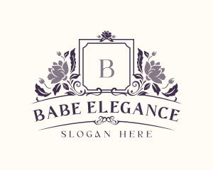 Luxury Floral Boutique logo design