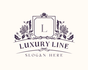 Luxury Floral Boutique logo design