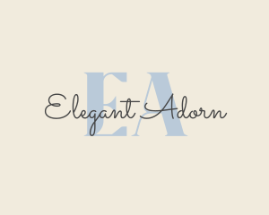 Elegant Beauty Cursive logo design