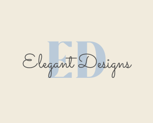 Elegant Beauty Cursive logo design