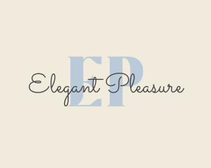 Elegant Beauty Cursive logo design