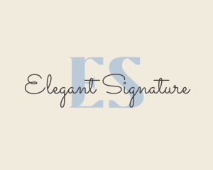 Elegant Beauty Cursive logo design