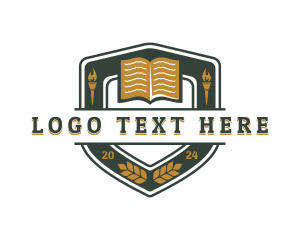 Education - Academic Library Education logo design