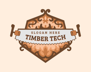 Carve Timber Woodwork logo design