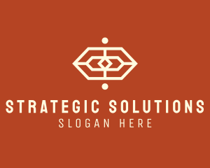 Geometric Business Firm logo design