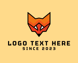 Geometric Modern Fox logo