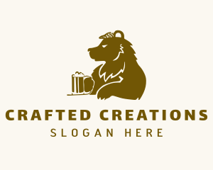 Brown Bear Brewery logo design