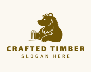 Brown Bear Brewery logo design