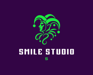 Circus Clown Jester logo