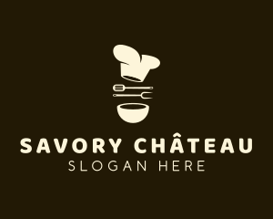 Chef Hat Barbecue Restaurant logo design